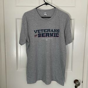 Veterans for Bernie Crewneck Tee